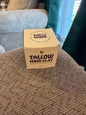 Earth Wave All Natural Tallow Hair Clay Medium Hold 2.5oz